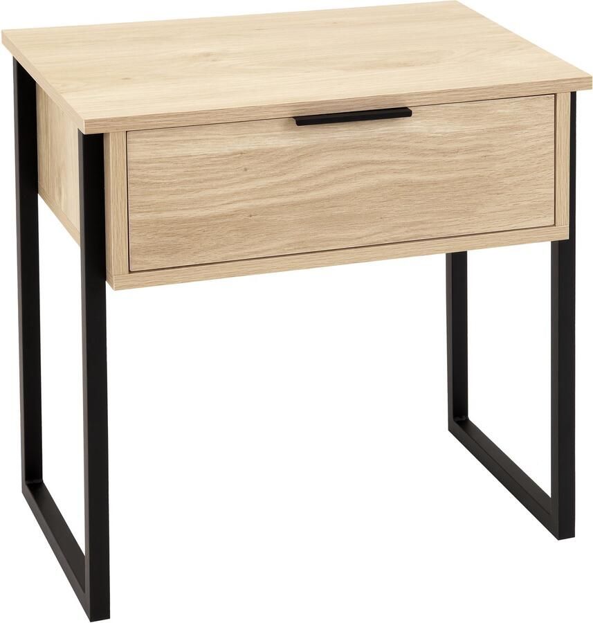 Jumi Nachtkastje met lade voor slaapkamer LOFT ladekast voor kantoor