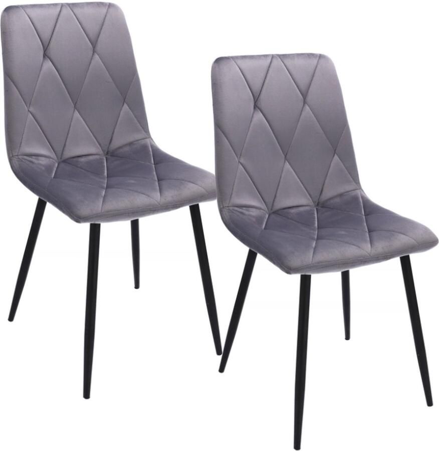 JUMI Sp. z o.o 2 x Stoel PIADO grijs (set poten + schroeven)