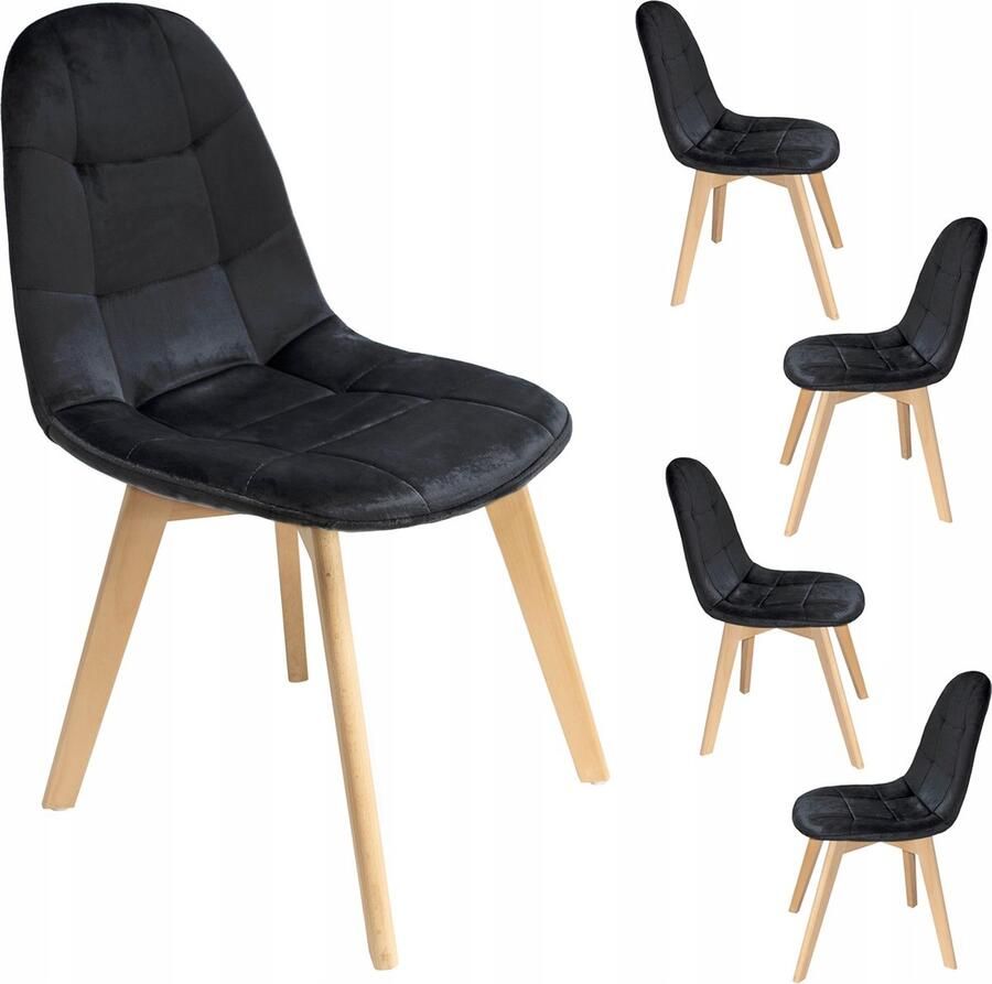 JUMI Sp. z o.o. 4 x COLIN Stoel zwart