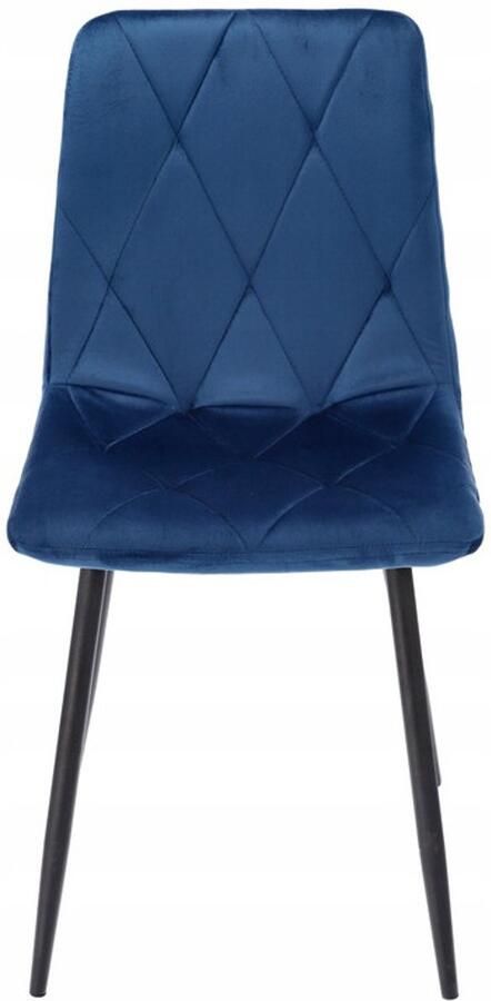 JUMI Sp. z o.o. 4 x GESTOFFEERDE STOEL gewatteerd FLUWEEL modern