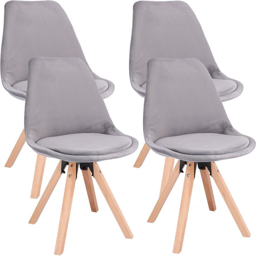 JUMI Sp. z o.o. 4 x SAIDA stoel grijs