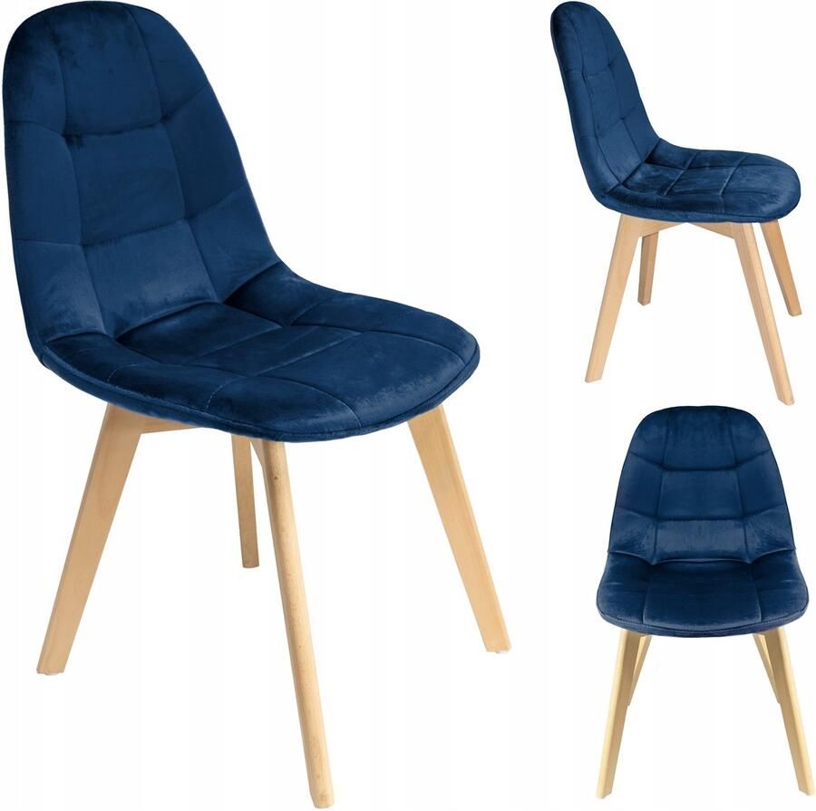 JUMI Sp. z o.o. COLIN marineblauwe stoel (set poten + schroeven)
