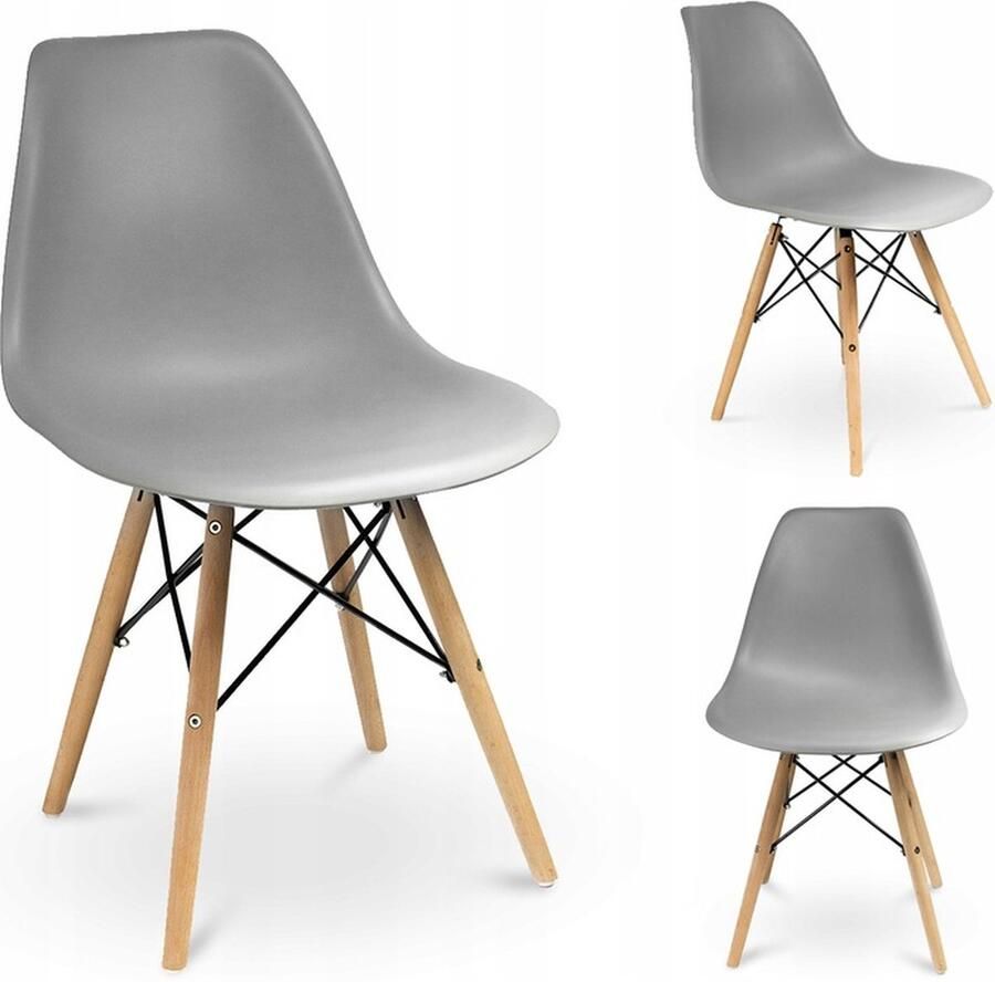 JUMI Sp. z o.o. EVA stoel grijs (ikeabox)