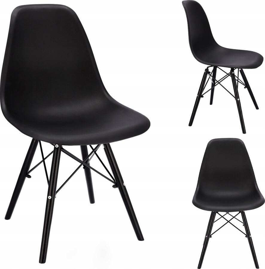 JUMI Sp. z o.o. EVA stoel zwart (ikeabox)