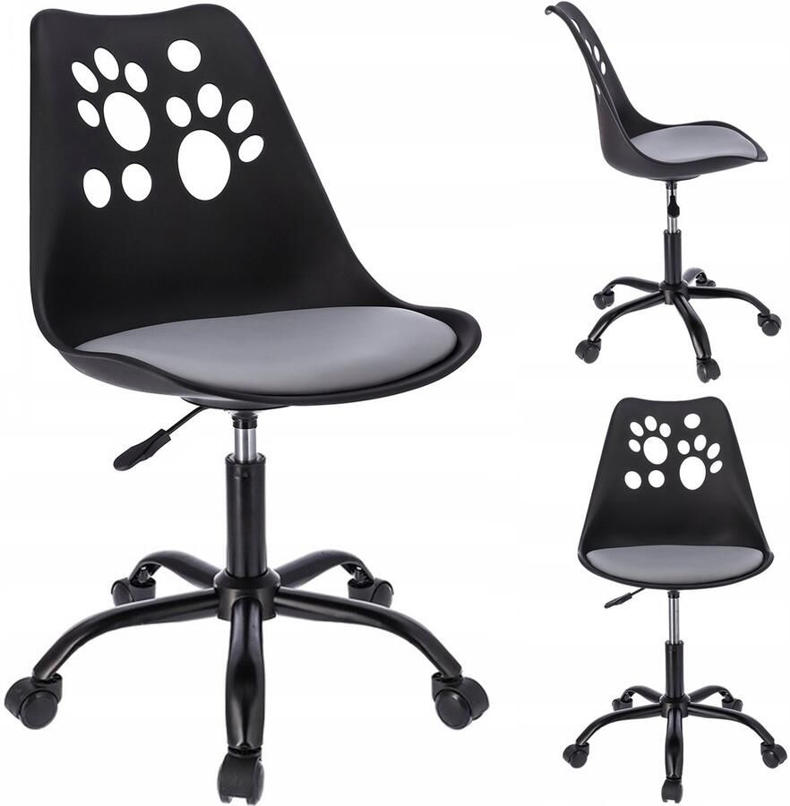 JUMI Sp. z o.o. JOY stoel grijs en zwart