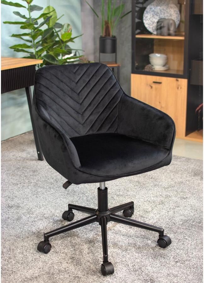 JUMI Sp. z o.o. NAPOLI fauteuil zwart op zwarte voet