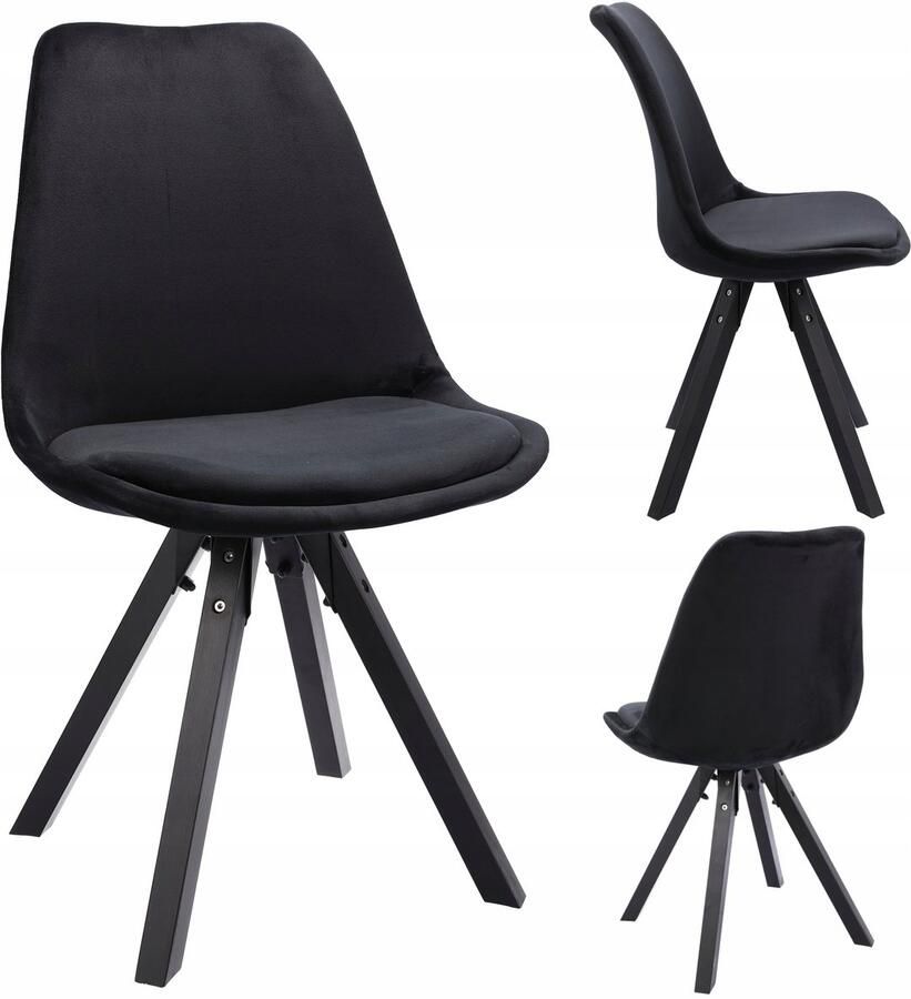 JUMI Sp. z o.o. SAIDA zwarte stoel zwarte poten