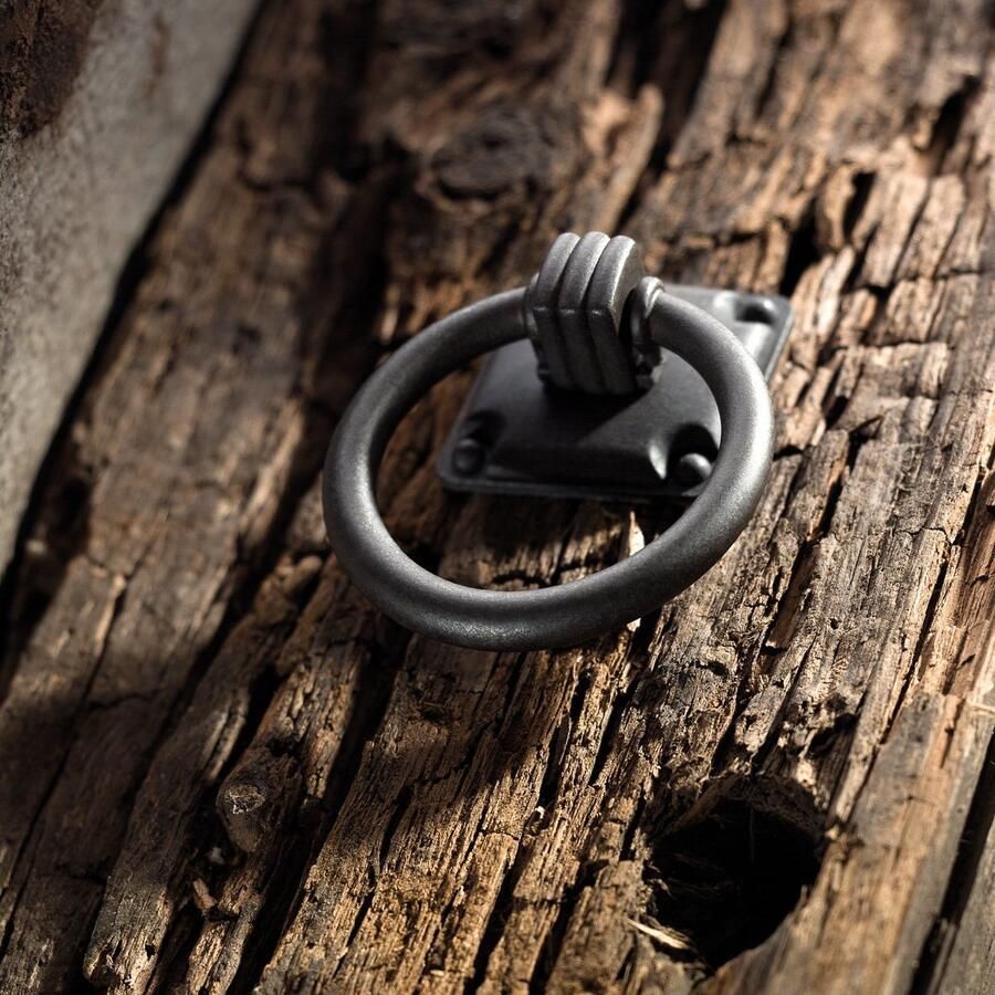 JUNKER Meubel Knop TORRO 48x64x20mm Kleur ijzer antiek Landhuis Stijl