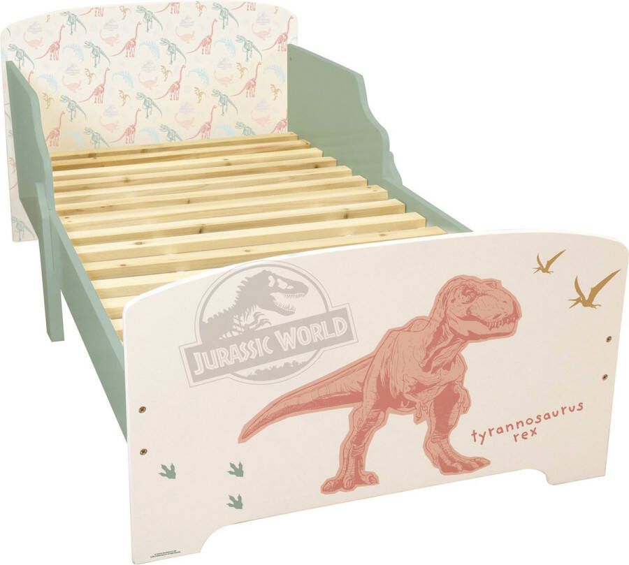 Jurassic World Peuter Bed T-Rex 70 x 140cm Multi Inclusief lattenbodem