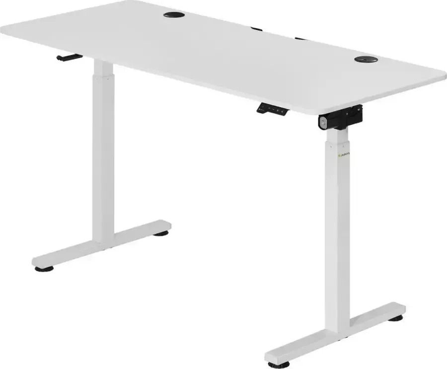 Juskys Elektrisch Verstelbaar Bureau Sta Zit Bureau 140 x 60 cm Wit