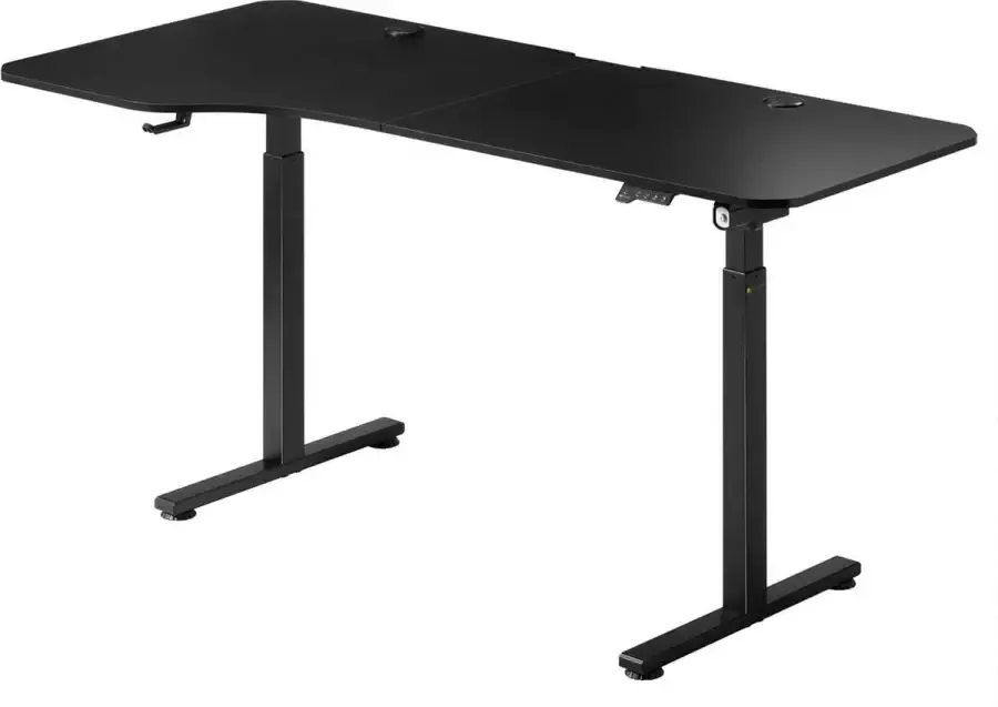 Juskys Elektrisch Verstelbaar Bureau Sta Zit Bureau 160 x 75 cm Zwart