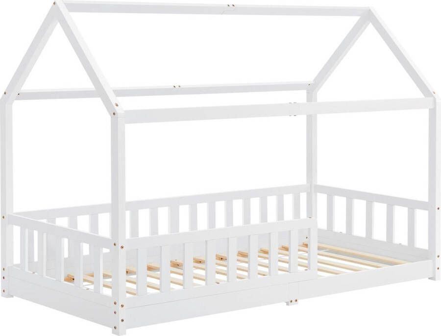 Juskys Kinderbed Marli 90 x 200 cm Wit