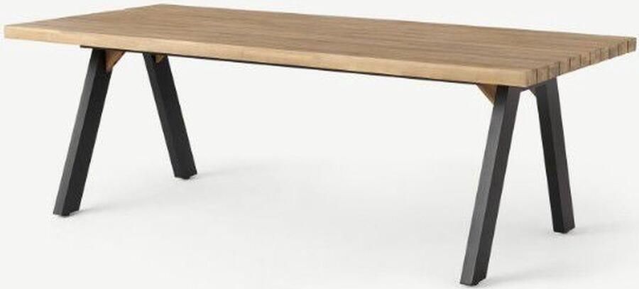 Justdesign4you The Outsider Dining Tuintafel Bosco 220X100 Cm Acaciahout Aluminium The Outsider