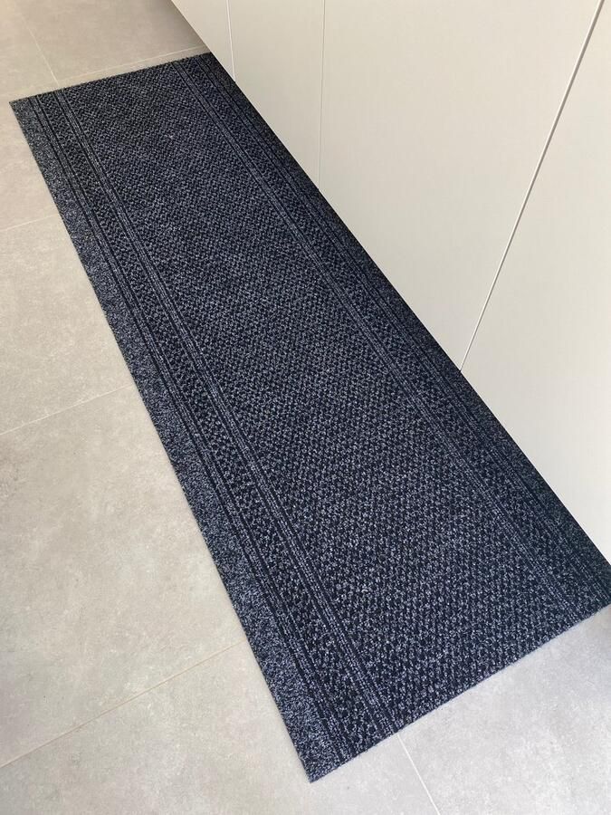 JYG Tapijtloper RACING ANTRACIET 66x1300 cm Antislip keukenloper inkomloper traploper keukenmat Verschillende Afmetingen en Kleuren - Foto 2
