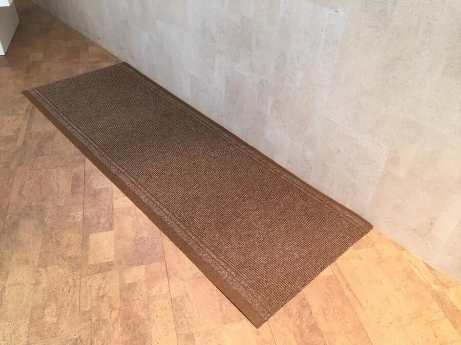 JYG Tapijtloper Club Beige 66 x 1100 cm (=11m) Keukenloper Anti Slip snijdbaar