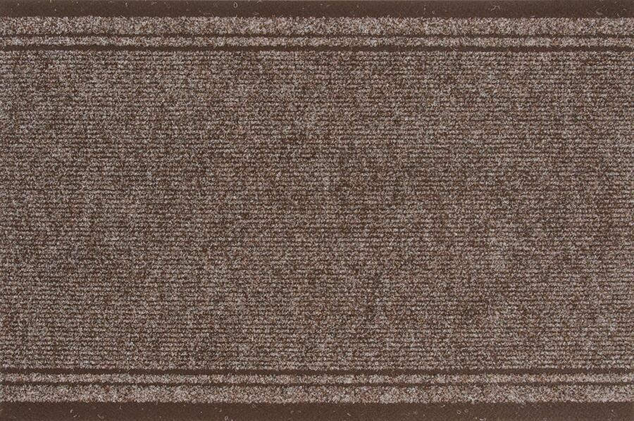 JYG Tapijtloper Club Bruin 66 x 350 cm Keukenloper Anti Slip snijdbaar