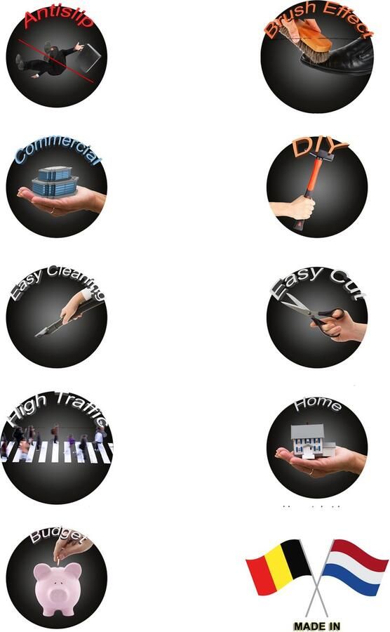 JYG Tapijtloper Keukenloper 66x180cm STAR grijs 66cm breed variabele lengtes antislip carpetrunner traploper onderhoudsvriendelijk vloerkleed op maat vloerkleed hal tapijt inkom kitchenrunner