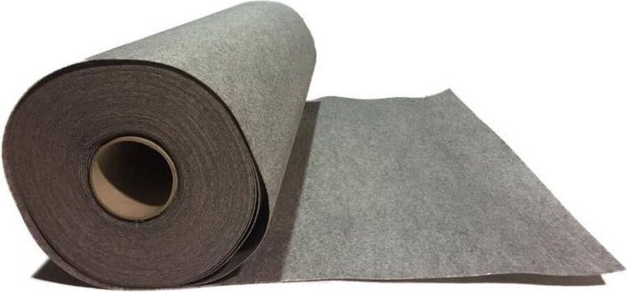 JYG OUTLET JYG Bleek Grijze loper Tapijt met Beschermfolie 100x500cm Bleek Grijs