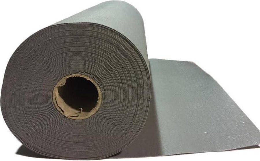 JYG OUTLET JYG Muize Grijze Loper Tapijt met beschermfolie 100x500 Muize Grijze