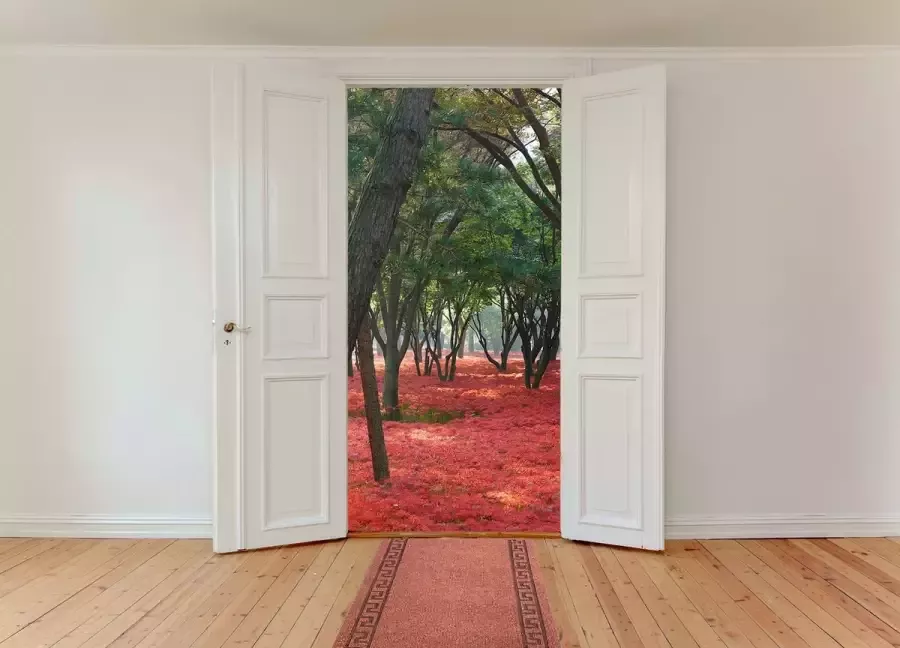 JYG Vloerkleed Greece Keukenloper Keukenmat Anti Slip 66x750 cm Terracota