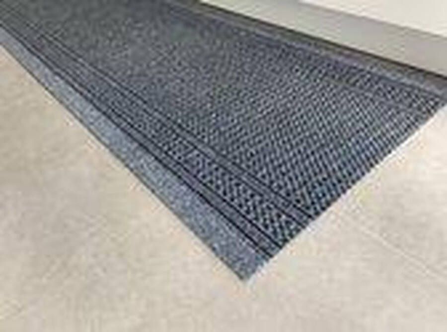 JYG Vloerkleed Racing Keukenloper Keukenmat Anti Slip 66x1300 cm Grijs