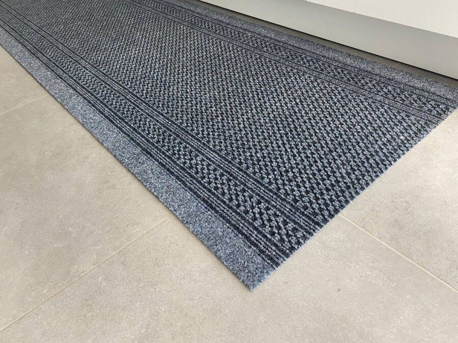 JYG Vloerkleed Racing Keukenloper Keukenmat Anti Slip 66x250 cm Grijs