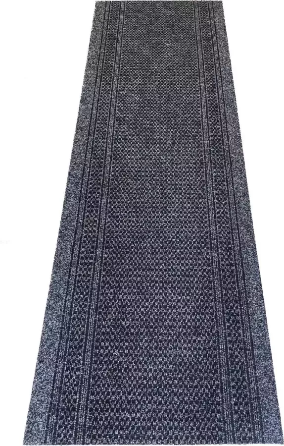 JYG Tapijtloper Racing Antraciet 80 x 500 cm (=5m ) Keukenloper Anti Slip snijdbaar