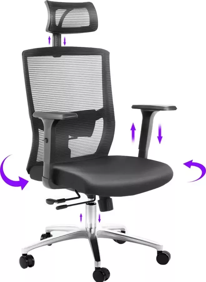 K IKIDO Ergonomische Bureaustoel Office Chair Ergonomisch Bureaustoelen voor volwassenen