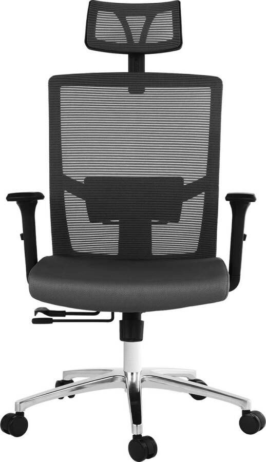 IKIDO K Ergonomische Bureaustoel voor volwassenen Verstelbaar Office Chair Ergonomisch Gamingstoel Zwart