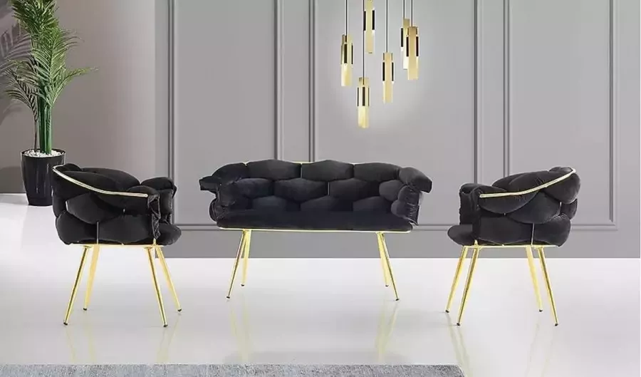 K-SAG HOME BV Gummins zetelset Zwart