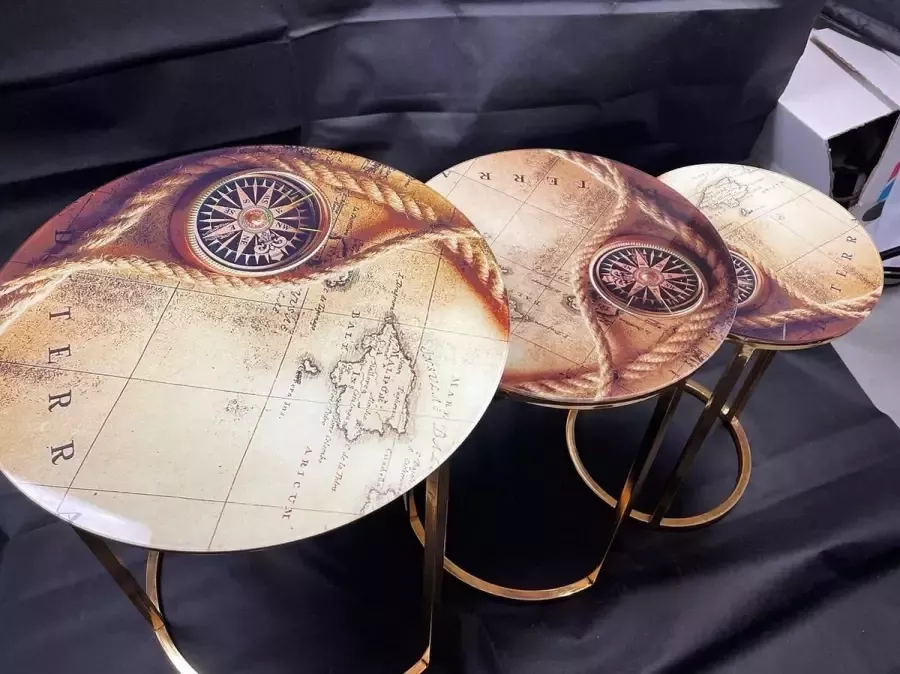 K-SAG HOME BV Zigon Bijzettafels kompas