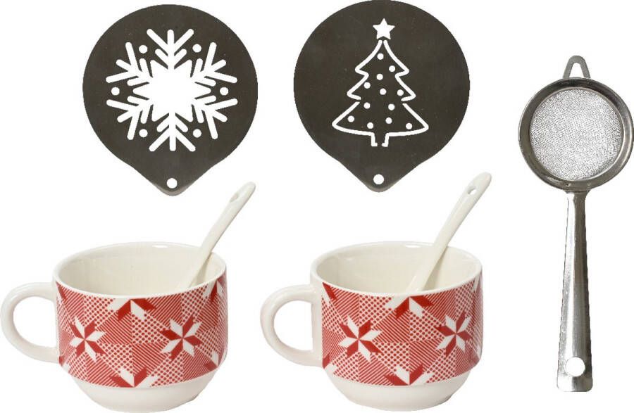 Kaemingk Cadeauset kerst tassen + cacao vorm