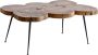 KAMYRA Landelijke Salontafel Lenar Hout 90x60x40cm - Thumbnail 1