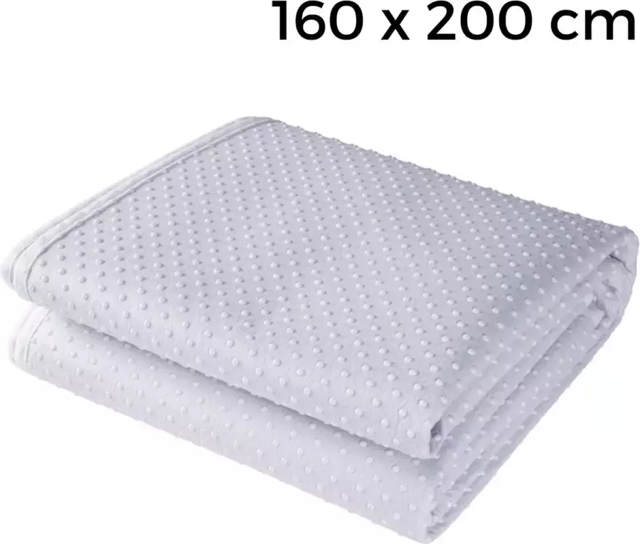 KAMYRA Matrasonderlegger met Antislip – Matrasbeschermer Bedzeil Matrasdek – Beschermt jouw Matras en is Waterdicht – Wit – 160x200 cm