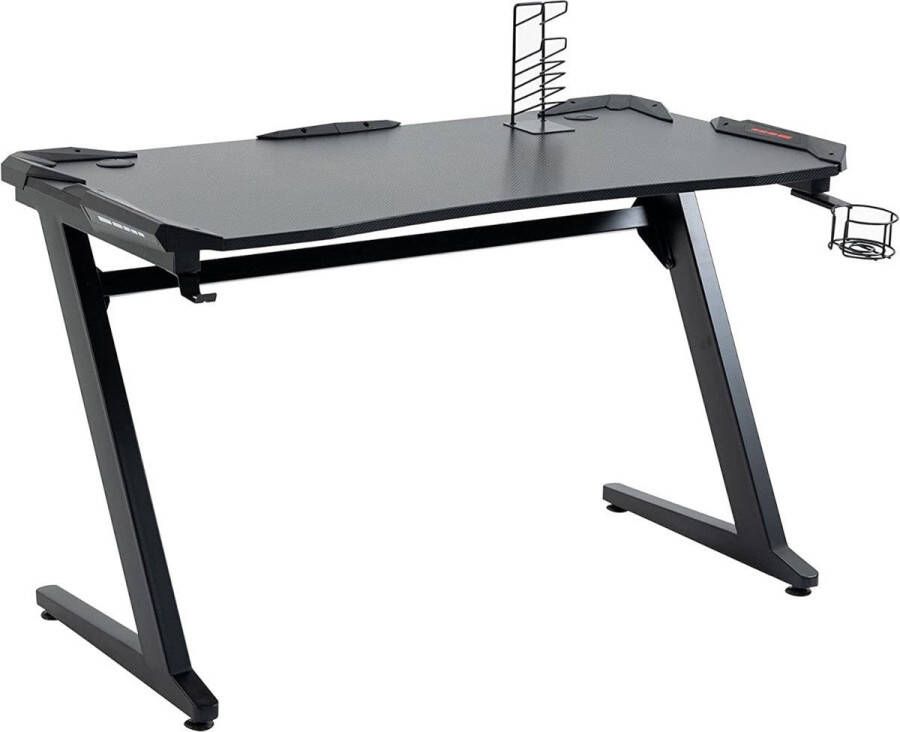 KAMYRA Modern Gaming Bureau Leia Zwart 120x65x75cm