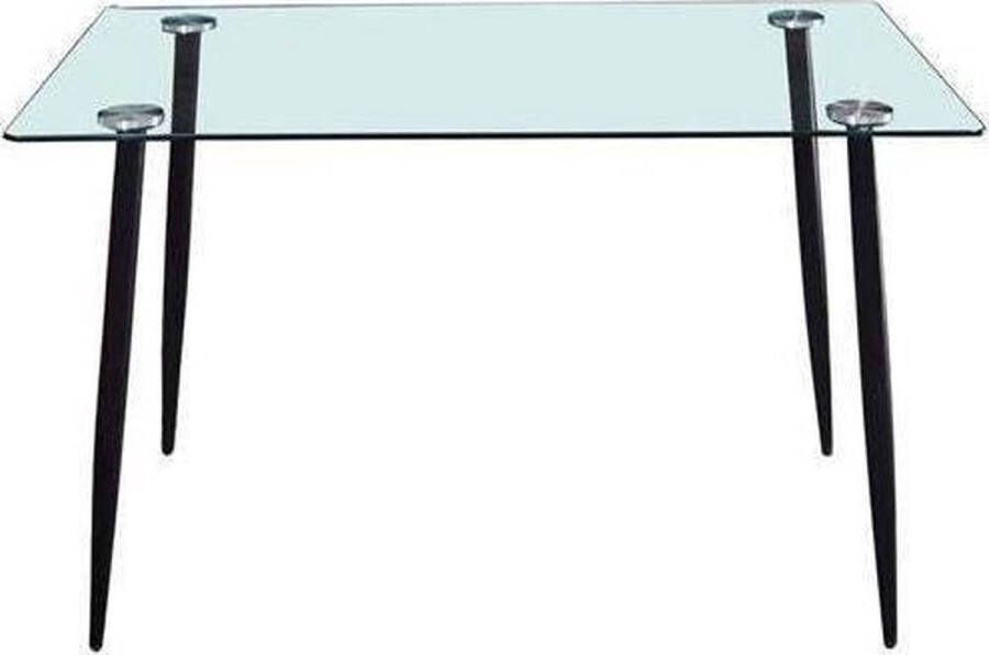 KAMYRA Moderne Eettafel Kasper Glas Hout