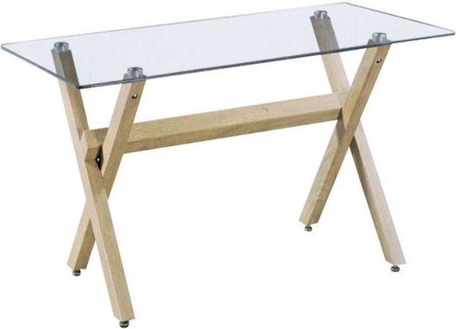 KAMYRA Moderne Eettafel Kasper Glas Hout