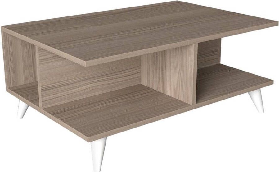 KAMYRA Stijlvolle Salontafel Alina Koffietafel Rechthoek MDF 90x60x39cm
