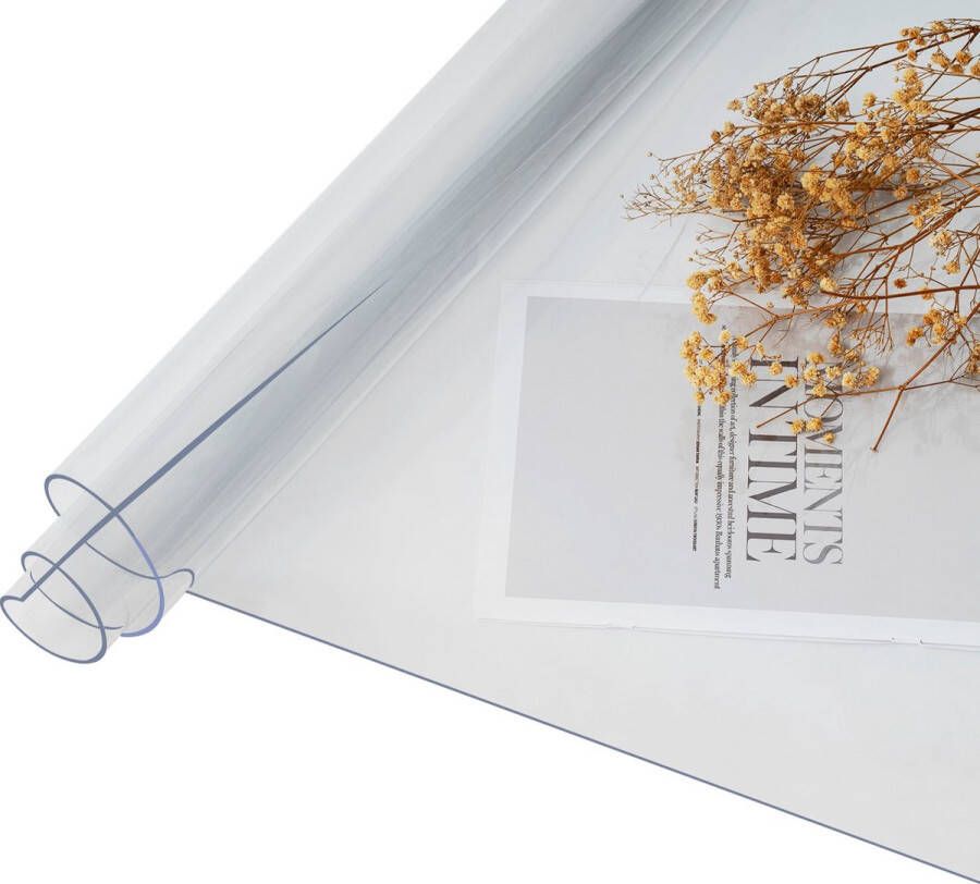 KAMYRA Tafelbeschermer Waterdicht & Hittebestendig Voor Woonkamer Eettafel PVC 70x120 cm Transparant
