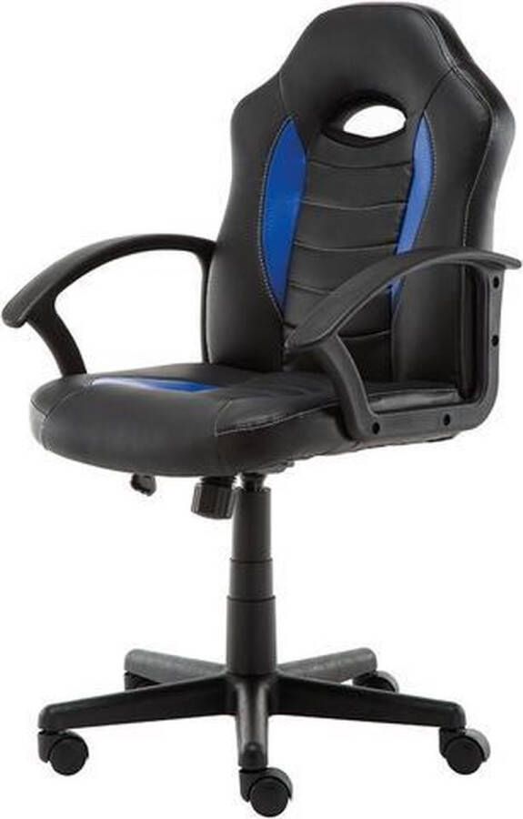 Kangaro Bureaustoel zwart blauw K-850100