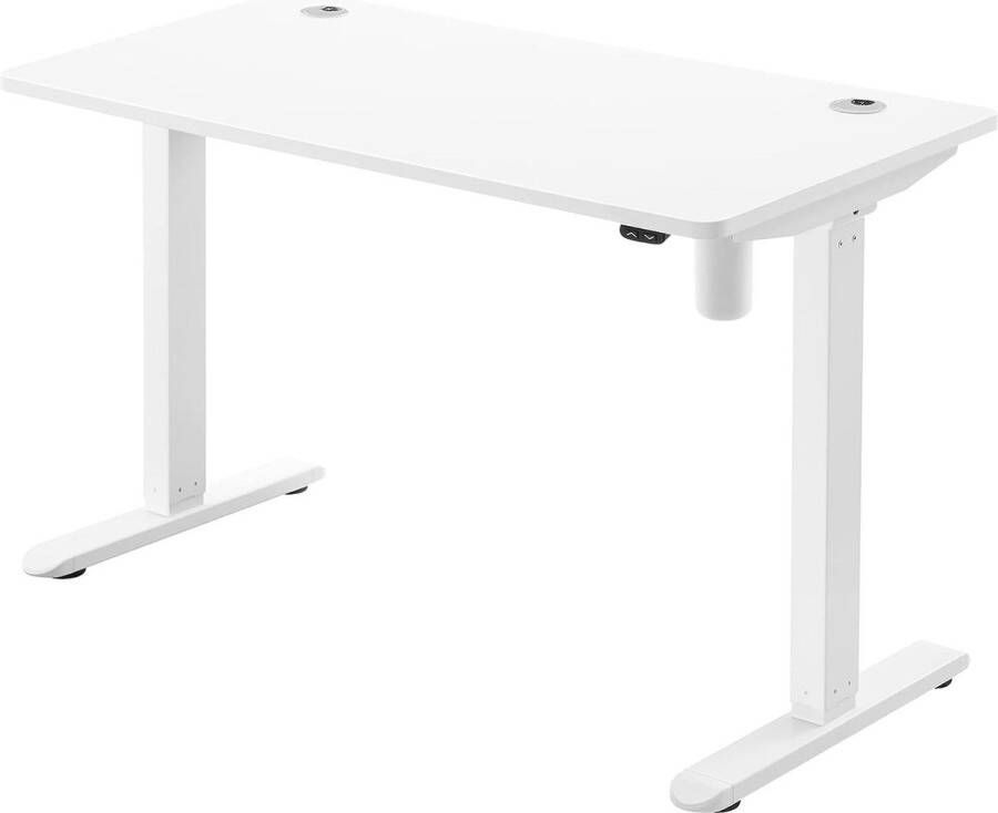 Kantoormeubel Specialist Elektrisch Zit Sta Bureau In Hoogte Verstelbare Tafel 120 x 60 x (73-114) cm Wit