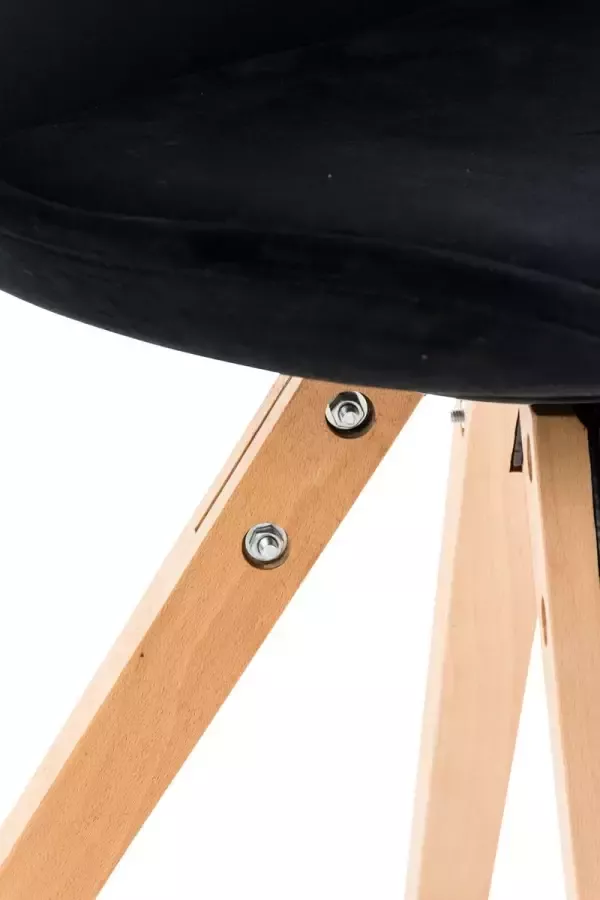 Kantoormeubelen Plus Bezoekers Vergaderstoel Stevns Velvet Sqaure legs N Bruin