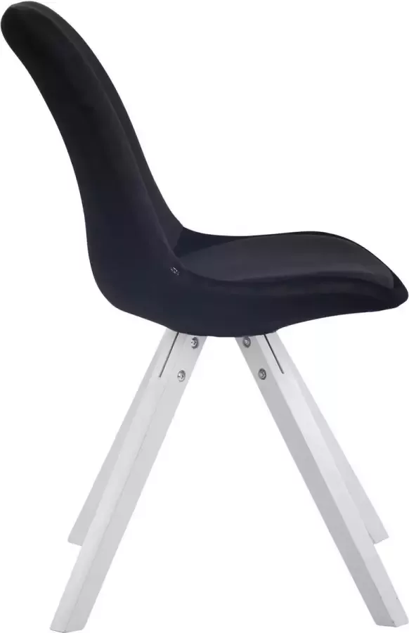 Kantoormeubelen Plus Eetkamer Bezoekersstoel Sievi Velvet Square legs WE Crème