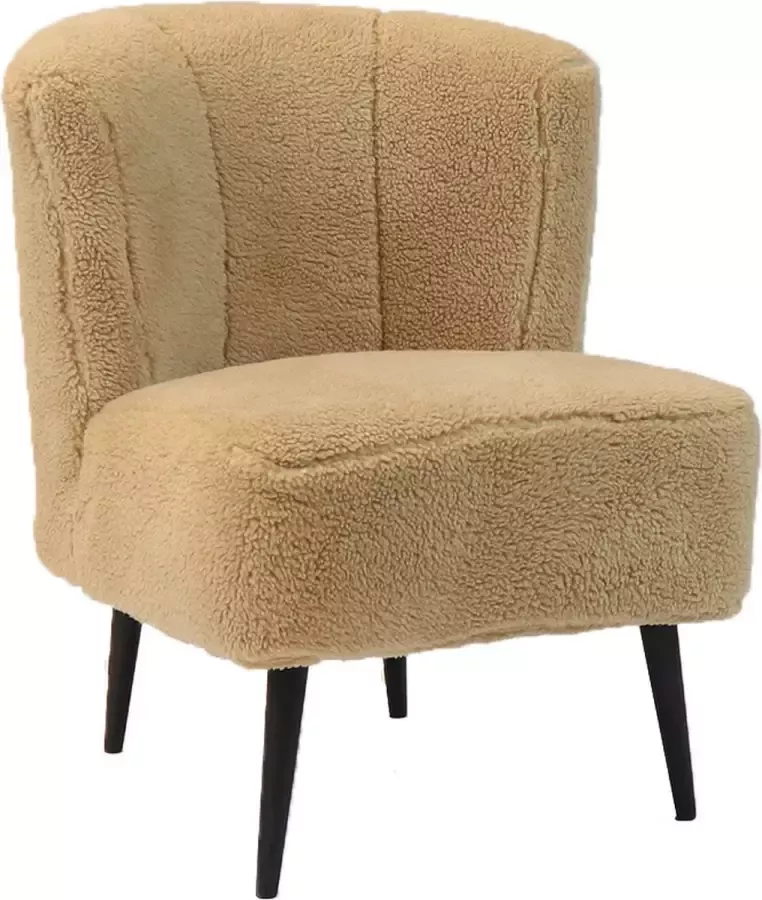 Kantoormeubelen Plus Fauteuil Ulvila Teddy Taupe