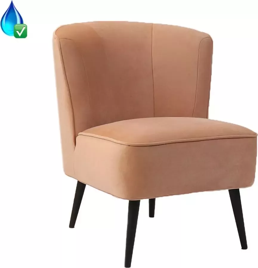 Kantoormeubelen Plus Fauteuil Ulvila Velvet Roze - Foto 2