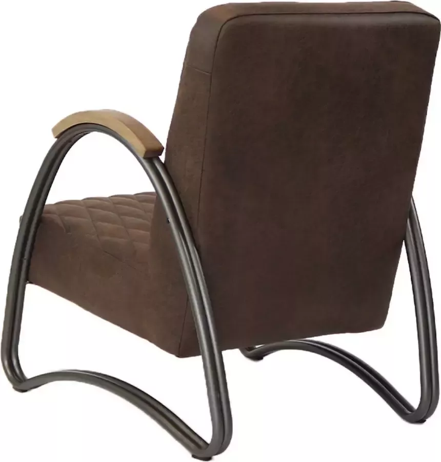 Kantoormeubelen Plus Fauteuil Urjala Eco Leer Cognac