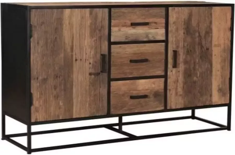 Kantoormeubelen Plus Industrieel Dressoir Veteli 140 x 90 cm