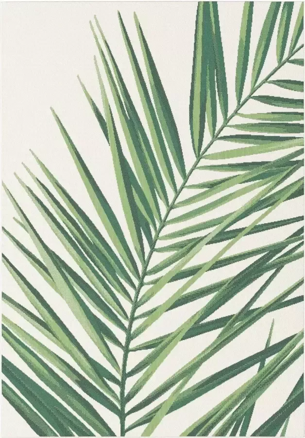Karat Buitenkleed Tuintapijt Vloerkleed Palm Branch 160 x 230 cm