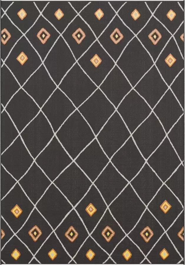 Karat Buitenkleed Tuintapijt Vloerkleed Berber Bruin 160 x 230 cm