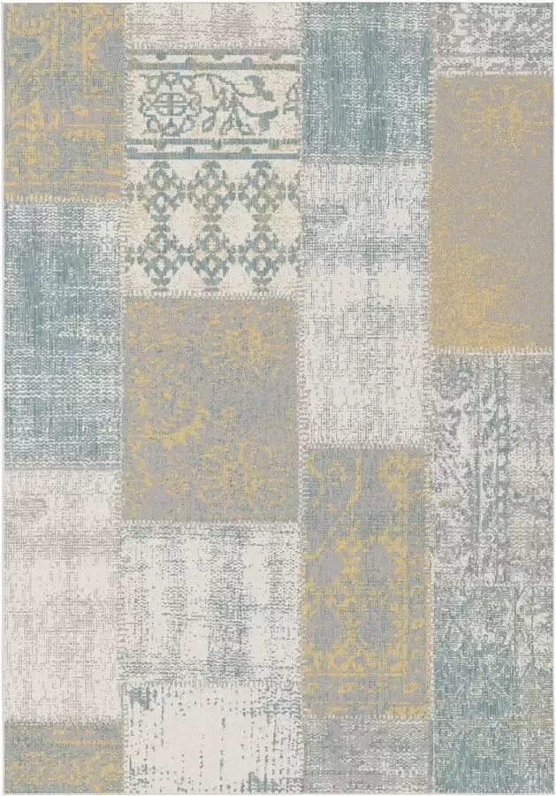 Karat Buitenkleed Tuintapijt Vloerkleed Cotton Blauw 160 x 230 cm